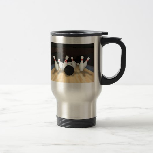 Boule et goupilles de bowling : modèle 3D : Tasse (Droit)