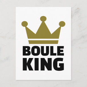 Boule king-kampioen briefkaart