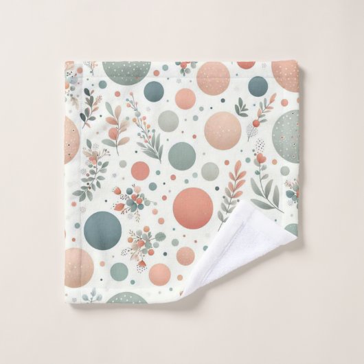 Boule mignonne aux feuilles (Gant de toilette)