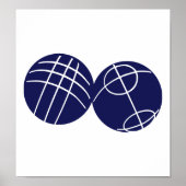 Boule petanque poster (Voorkant)
