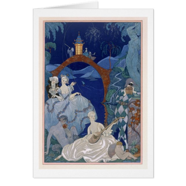 Boule sous la lune bleue, illustration pour des (Devant)