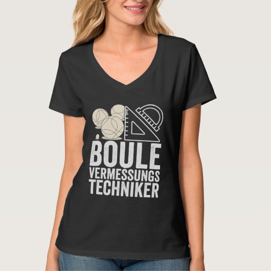 Boule survey technician motif t-shirt (Voorkant)