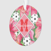 🌺 🌴 Boule tropicale à l'hibiscus, avec texte (devant)