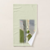 Bouleau au bord de la route (Serviette à main)