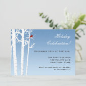 Bouleau blanc, invitation saisonnière d'oiseau (Debout devant)