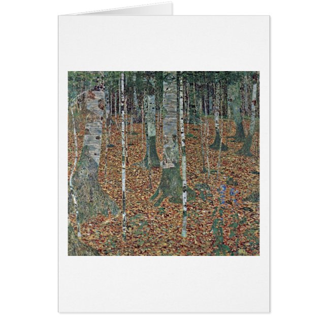 Bouleau par Gustav Klimt (Devant)