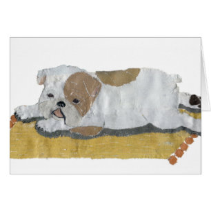 Bouledogue anglais, art lunatique et moderne de