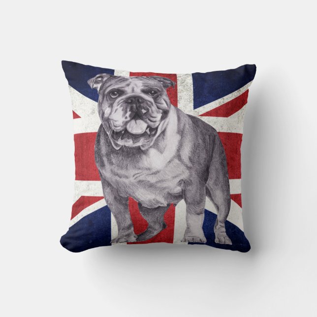 Bouledogue britannique - coussin anglais de (Recto)