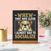 Bouledogue Drôle Socialiser Chien (Mariage)