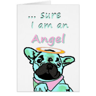 Bouledogue français Ange sûr French Bulldog