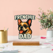 Bouledogue français avec papa FRENCHIE Texte pour (Mariage)