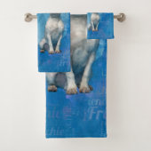 Bouledogue français blanc - chien de Frenchie (En situation)