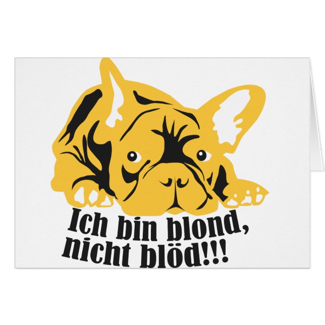 Bouledogue français : Blond ! (Devant horizontal)