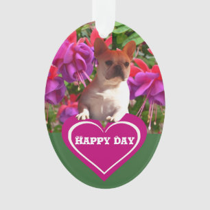 Bouledogue français coeur Mère Bouledogue Français