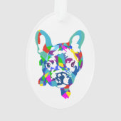 Bouledogue français coloré (dos)