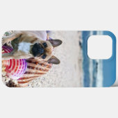 Bouledogue français coque iPhone Pro Max (Verso (horizontal))