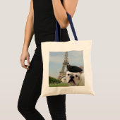 Bouledogue français dans le sac fourre-tout de (Devant (produit))