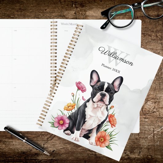 Bouledogue Français Floral