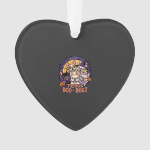 Bouledogue français Halloween Boo Dogs Vector