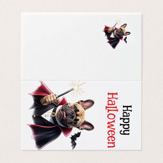 Bouledogue français Halloween French Bulldog (Outside Unfolded)