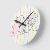 Bouledogue français Horloge (Angle)