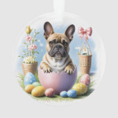 Bouledogue français Joyeuses Pâques (dos)