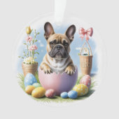 Bouledogue français Joyeuses Pâques (devant)