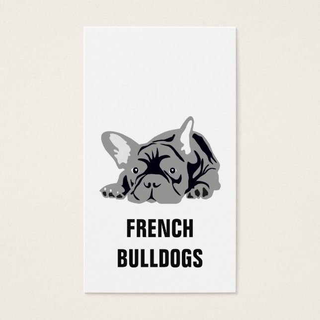 Bouledogue Français noir (Devant)