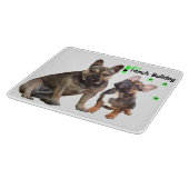 Bouledogue français planche à découper (Coin)