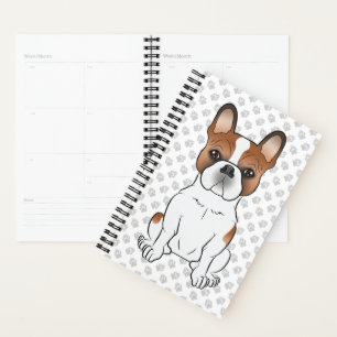 Bouledogue Français Rouge Piebald Chien de Dessin 