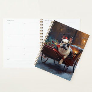 Bouledogue français saison festive de Noël