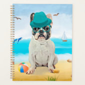 Bouledogue français sur la plage (Devant)