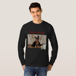 Bouledogues français Bonne Année T-shirt