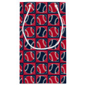 Boules de baseball pointillées Sac S 01-GIFT (Dos)