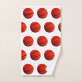 Boules de basket-ball Orange Basket-ball Noir 4Sco (Serviette à main)