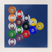 Boules de billard de Puzzle empilées (Horizontal)