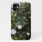 Boules de fête sur le coque iphone de Noël (Dos)