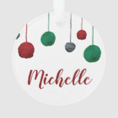 Boules de fil ・ Votre nom ・ Knit Crochet Artisanat (dos)