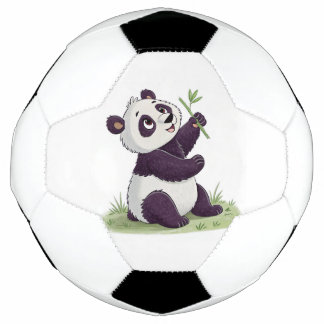 Boules de football de panda Cute