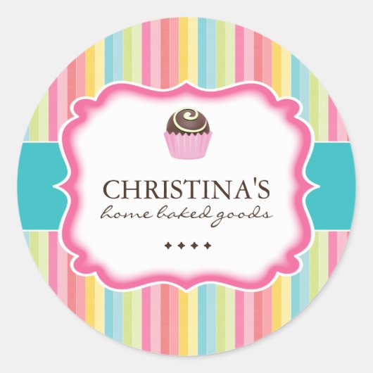 Boules de gâteaux - Stickers emballage (Devant)