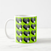 Boules de gazon vert citron, Mug de café (Gauche)