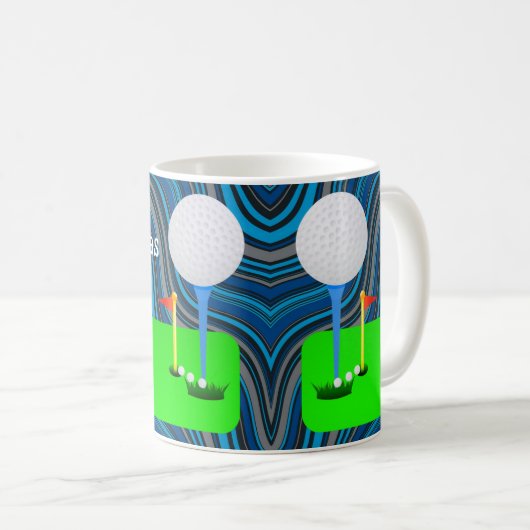 Boules de golf Mug (Devant droit)