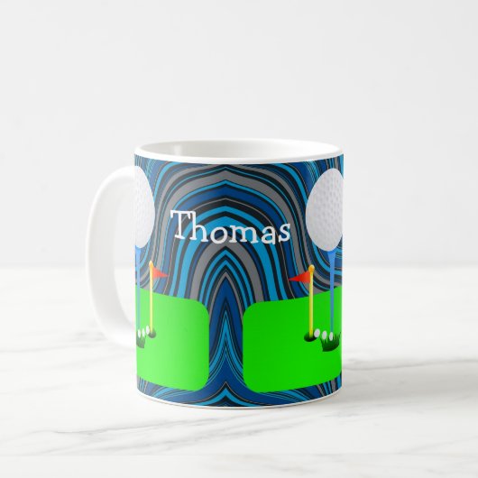 Boules de golf Mug (Devant gauche)