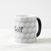 Boules de golf Résumé Conception Mug (Devant droit)