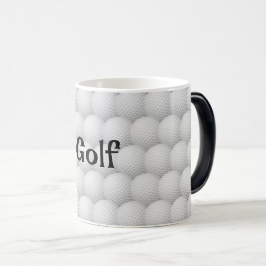 Boules de golf Résumé Conception Mug (Devant droit)