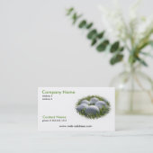 Boules de golf sur un carte de visite (Debout devant)