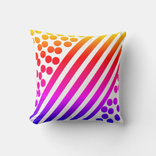 Boules de lignes de motif d'art abstrait Coussin