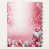 Boules de Noël Rose Blanc Fêtes (Dos)