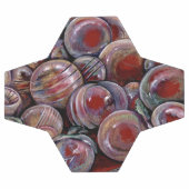 Boules de Noël rouges (Plat)
