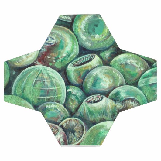 Boules de Noël vertes (Plat)